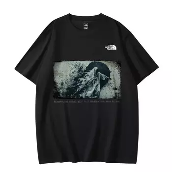 Футболка унисекс черная The North Face, черный