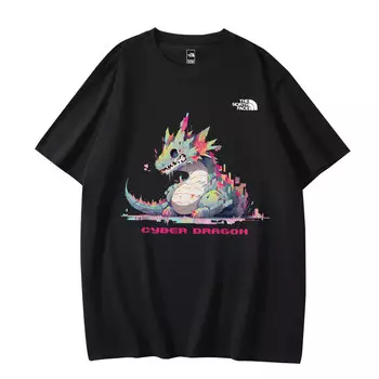 Футболка унисекс черная The North Face, черный