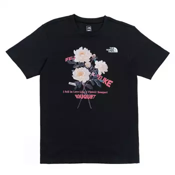 Футболка унисекс черная The North Face, черный