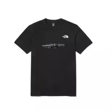 Футболка унисекс черная The North Face, черный