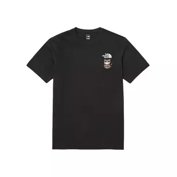 Футболка унисекс черная The North Face, черный