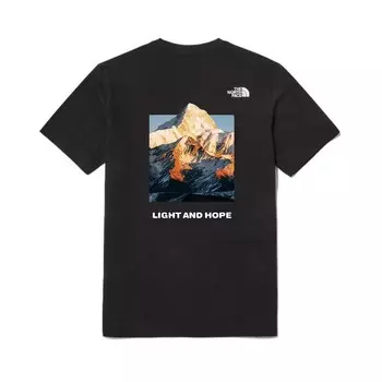 Футболка унисекс черная The North Face, черный