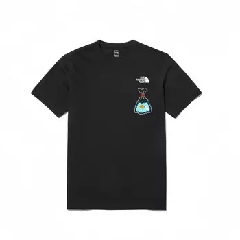 Футболка унисекс черная The North Face, черный