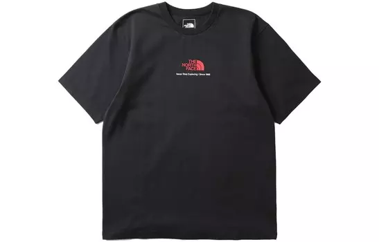 Футболка унисекс черная The North Face, черный