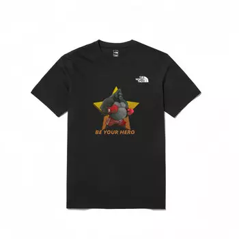 Футболка унисекс черная The North Face, черный