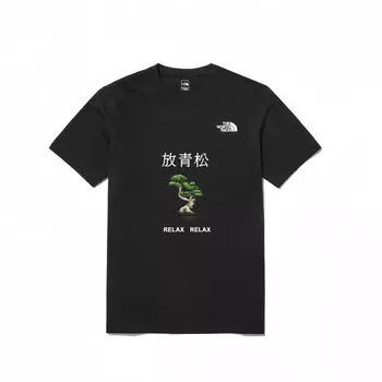 Футболка унисекс черная The North Face, черный