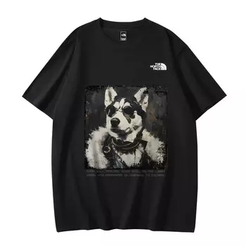 Футболка унисекс черная The North Face, черный