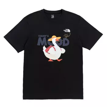 Футболка унисекс черная The North Face, черный