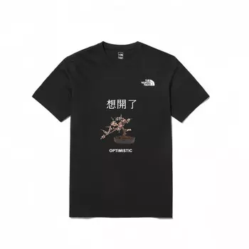 Футболка унисекс черная The North Face, черный