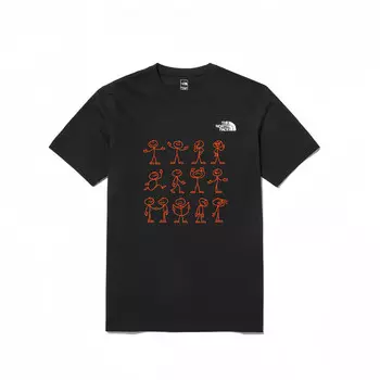 Футболка унисекс черная The North Face, черный