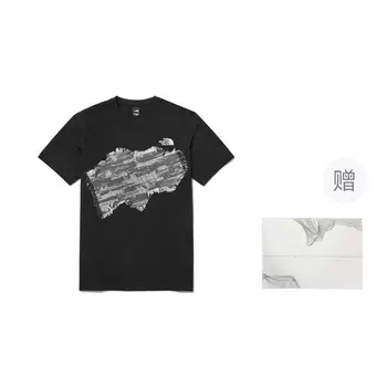 Футболка унисекс черная The North Face, черный
