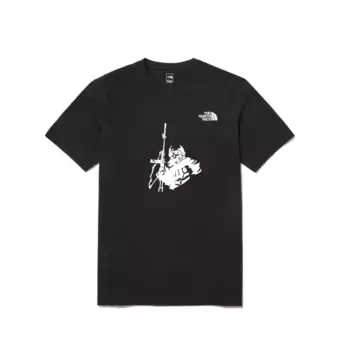 Футболка унисекс черная The North Face, черный