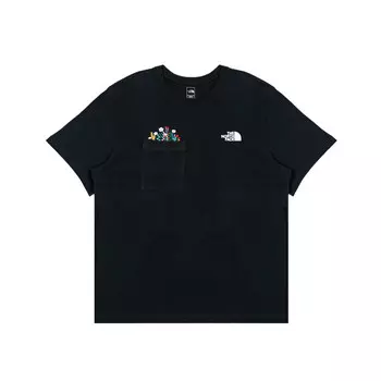 Футболка унисекс черная The North Face, черный