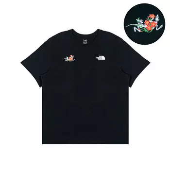 Футболка унисекс черная The North Face, черный