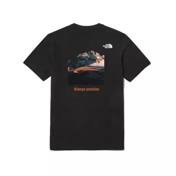 Футболка унисекс черная The North Face, черный