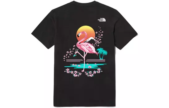 Футболка унисекс черная The North Face, черный