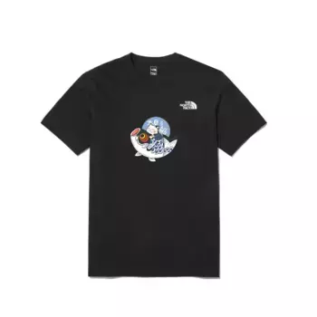 Футболка унисекс черная The North Face, черный