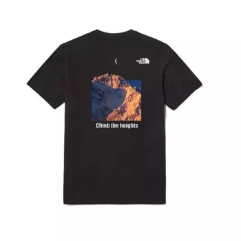 Футболка унисекс черная The North Face, черный