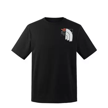 Футболка унисекс черная The North Face, черный