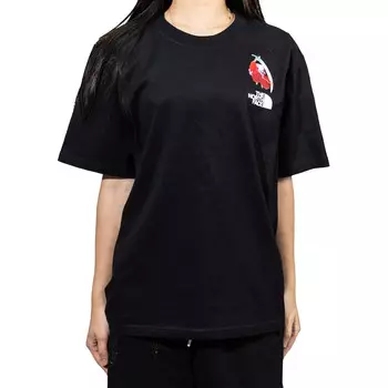 Футболка унисекс черная The North Face, черный