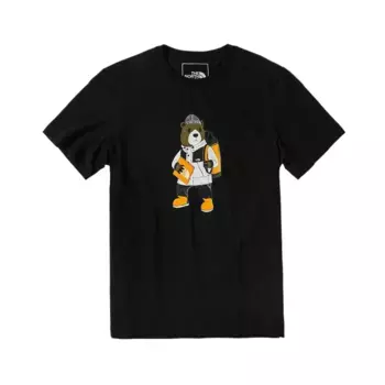 Футболка унисекс черная The North Face, черный