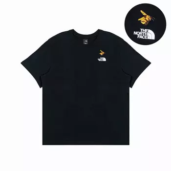 Футболка унисекс черная The North Face, черный