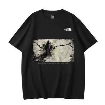 Футболка унисекс черная The North Face, черный