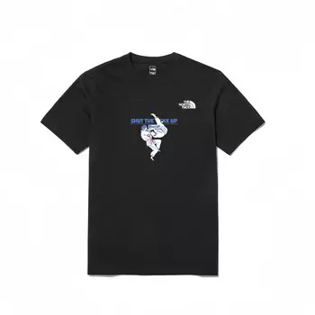 Футболка унисекс черная The North Face, черный