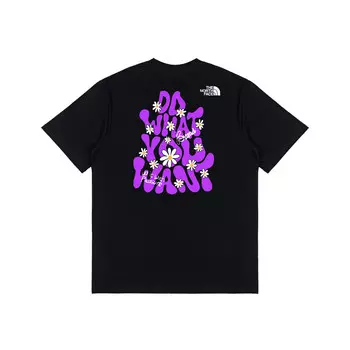 Футболка унисекс черная The North Face, черный