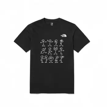 Футболка унисекс черная The North Face, черный