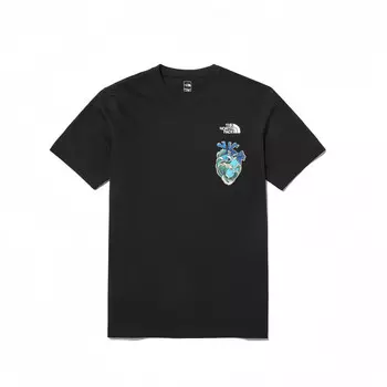 Футболка унисекс черная The North Face, черный