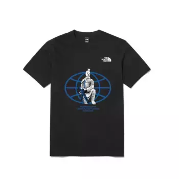 Футболка унисекс черная The North Face, черный