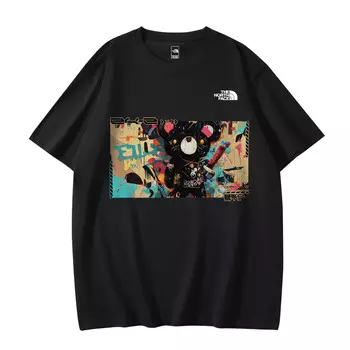 Футболка унисекс черная The North Face, черный