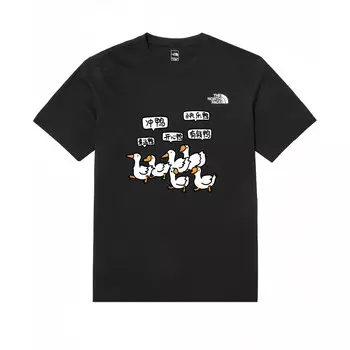 Футболка унисекс черная The North Face, черный