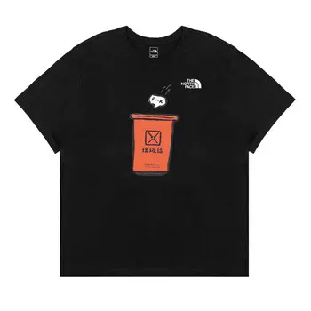 Футболка унисекс черная The North Face, черный