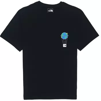Футболка унисекс черная The North Face, черный