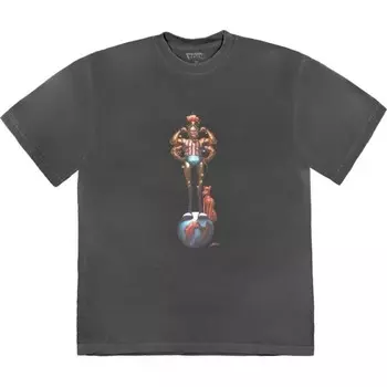 Футболка унисекс черная Travis Scott, черный