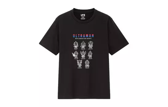 Футболка унисекс черная Uniqlo, черный