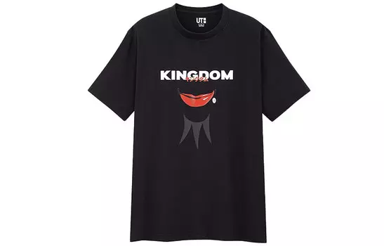 Футболка унисекс черная Uniqlo, черный