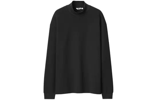 Футболка унисекс черная Uniqlo, черный