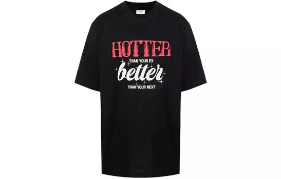 Футболка унисекс черная Vetements, черный