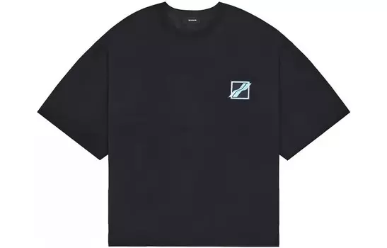 Футболка унисекс черная We11Done, черный