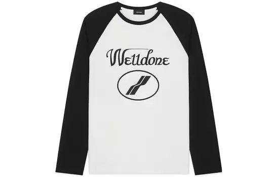 Футболка унисекс черная We11Done, черный