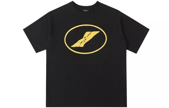 Футболка унисекс черная We11Done, черный