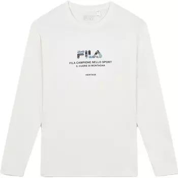 Футболка унисекс Cloud White Fila, цвет Cloud White