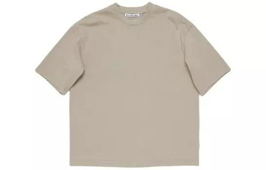 Футболка унисекс Concrete Ash Acne Studios, цвет Concrete ash