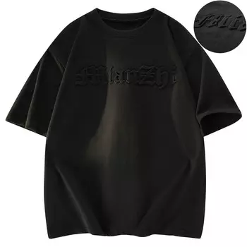 Футболка унисекс Cotton, черный