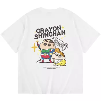 Футболка унисекс Crayon Shinchan, темно-синий