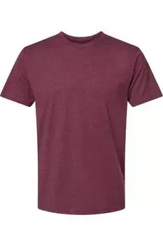 Футболка унисекс CVC Next Level, цвет heather maroon