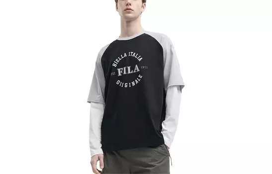 Футболка унисекс, цвет черный как смоль Fila, черный
